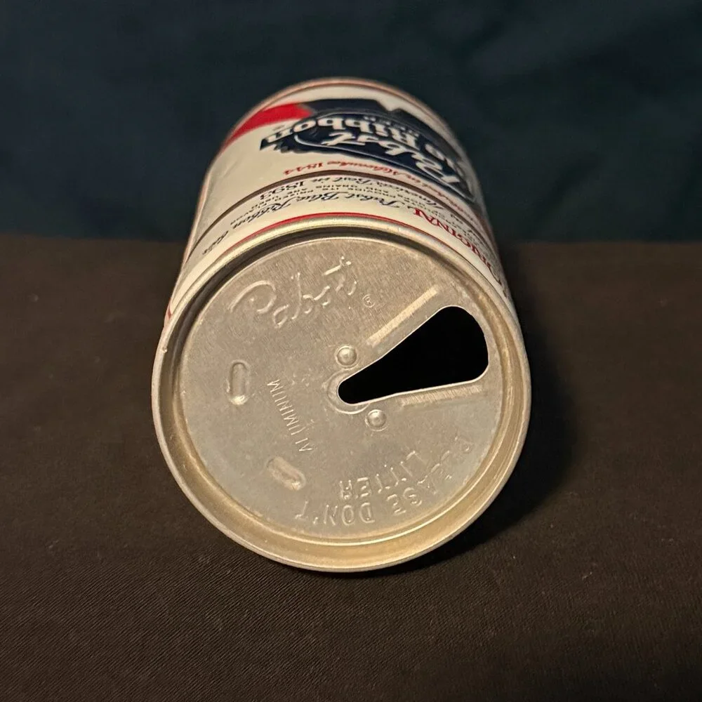Pabst Blue Ribbon vinatge  beer can